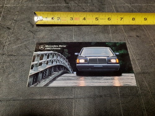 1983 mercedes price catalog - price,